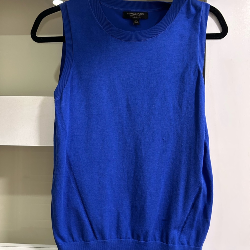Banana Republic Women's Vibrant Blue Top